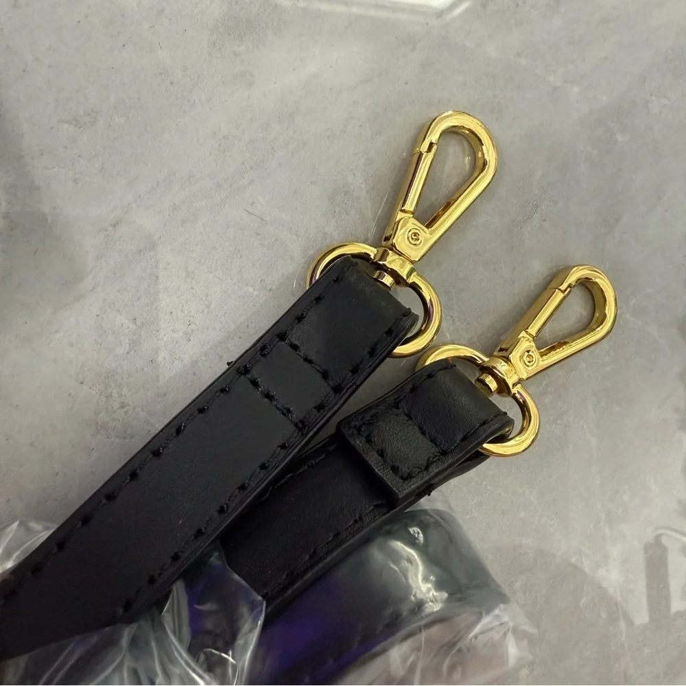 NWOT Joy & Iman Leather Velvet Clutch Crossbody Strap Purse Zipper Closure Bag - Picture 12 of 15